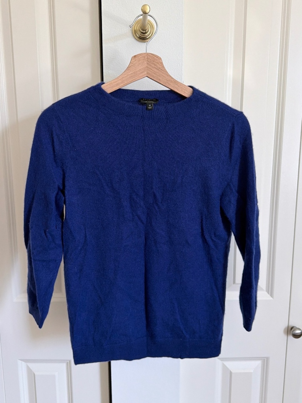 LIKE NEW Talbots 100% Cashmere Sweater – Medium, Cobalt Blue